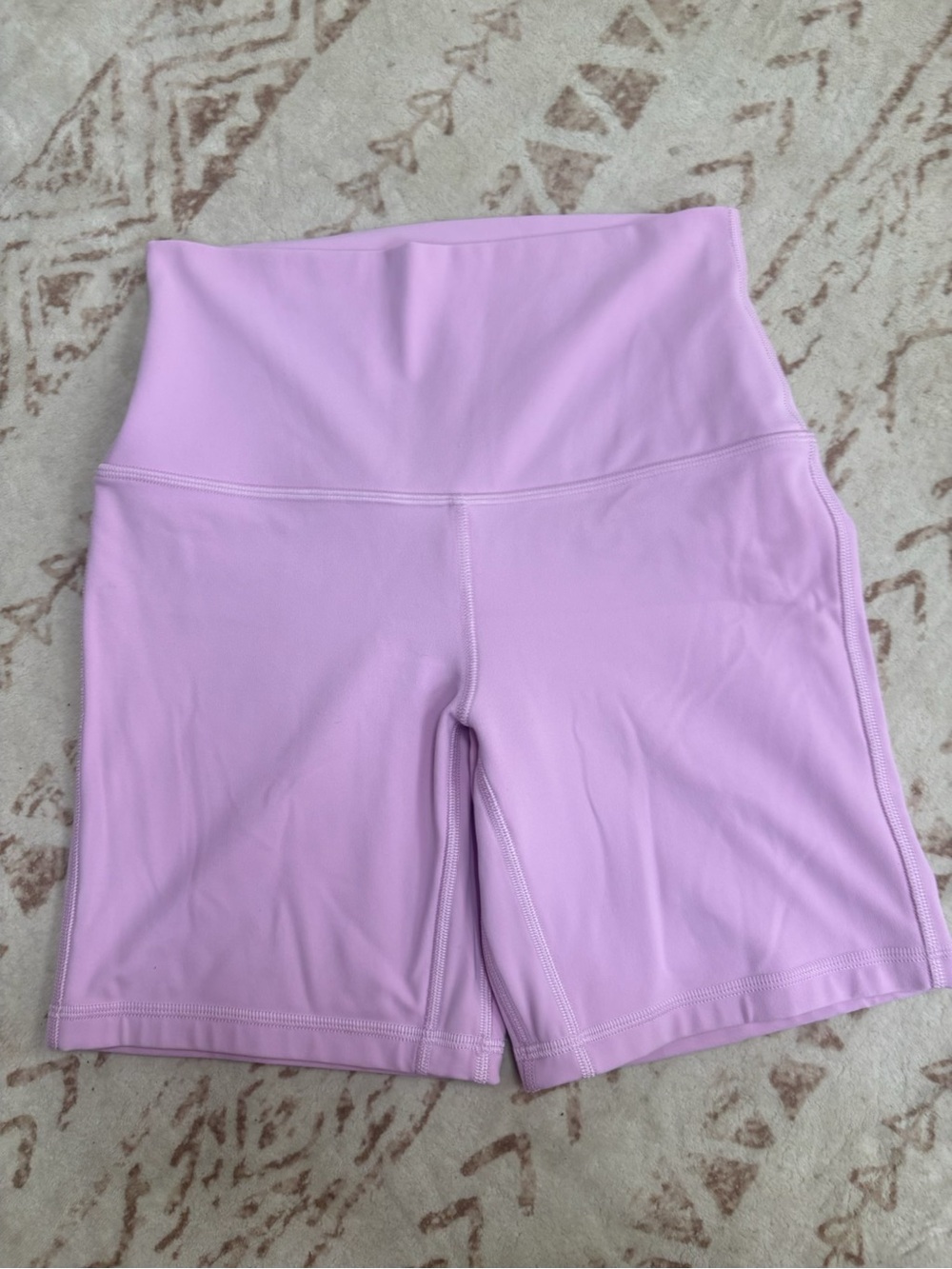 Lululemon baby pink align shorts 6”
